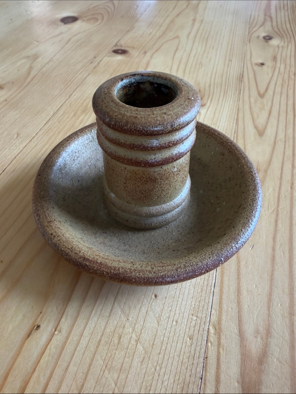 Vintage Primitive Folk Art Americana Greenfield Village Fish Candle Stick Holder